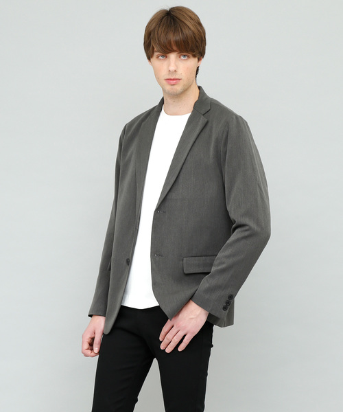 EMMA CLOTHES（エマクローズ）の「TRストレッチテーラードジャケット（テーラードジャケット・メンズ・ネイビー/チャコールグレー/ブラック系その他/ベージュ/ブラック・L/M）」の18枚目の写真