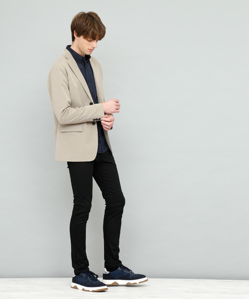 EMMA CLOTHES（エマクローズ）の「TRストレッチテーラードジャケット（テーラードジャケット・メンズ・ネイビー/チャコールグレー/ブラック系その他/ベージュ/ブラック・L/M）」の21枚目の写真