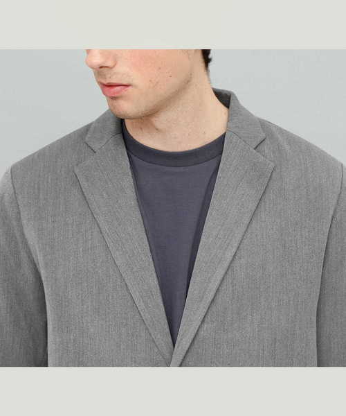 EMMA CLOTHES（エマクローズ）の「TRストレッチテーラードジャケット（テーラードジャケット・メンズ・ネイビー/チャコールグレー/ブラック系その他/ベージュ/ブラック・L/M）」の10枚目の写真