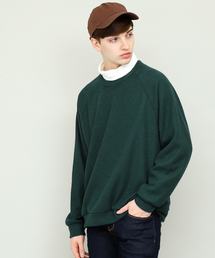 EMMA CLOTHES | ストレッチ起毛クルーネックニット(ニット/セーター)