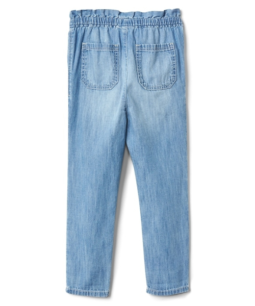 GAP（ギャップ）の「Gap プルオンで脱ぎ履きが簡単なパンツ（デニムパンツ・キッズ・ライトインディゴブルー・100cm/95cm/105cm/90cm/110cm/80ｃｍ）」の2枚目の写真