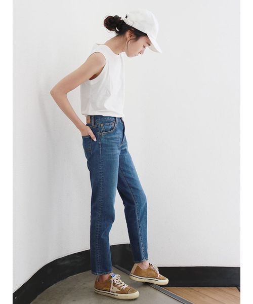 Ungrid（アングリッド）の「BASIC ボックスタンクトップ（タンクトップ・レディース・ライトグレー/ブラック/オフホワイト・FREE）」の4枚目の写真