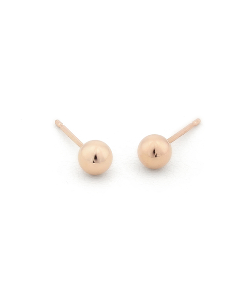 ESTELLE(エステール)の「K18 ピンクゴールド ピアス (4mm) ESTELLE/エステール(ピアス(両耳用)・レディース・ピンクゴールド・-)」の3枚目の写真