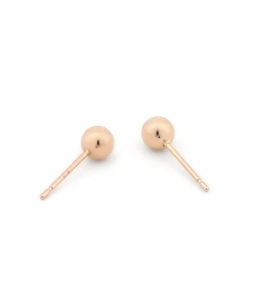 ESTELLE(エステール)の「K18 ピンクゴールド ピアス (4mm) ESTELLE/エステール(ピアス(両耳用)・レディース・ピンクゴールド・-)」の4枚目の写真