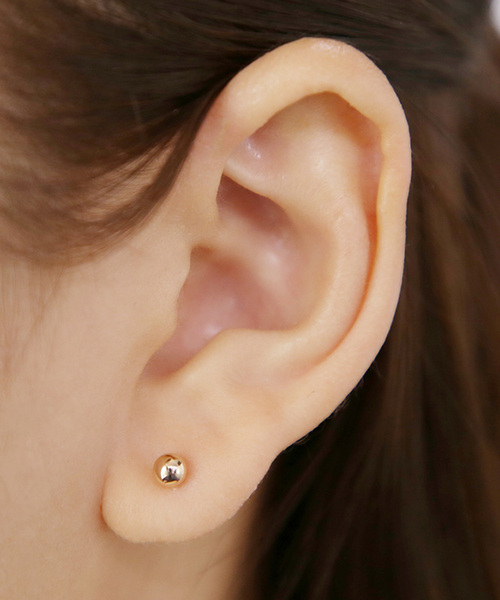 ESTELLE(エステール)の「K18 ピンクゴールド ピアス (4mm) ESTELLE/エステール(ピアス(両耳用)・レディース・ピンクゴールド・-)」の6枚目の写真