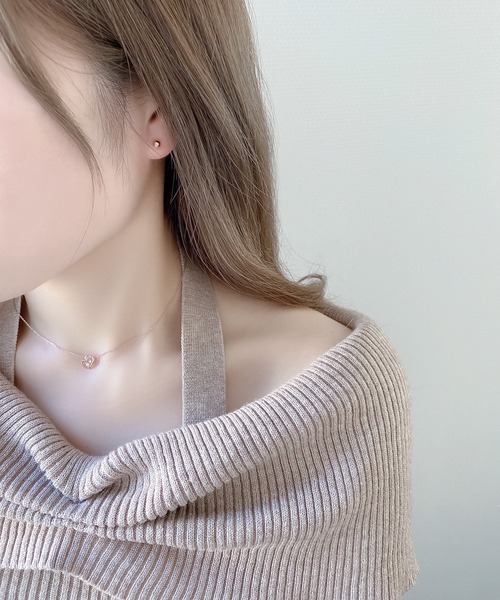 ESTELLE(エステール)の「K18 ピンクゴールド ピアス (4mm) ESTELLE/エステール(ピアス(両耳用)・レディース・ピンクゴールド・-)」の15枚目の写真