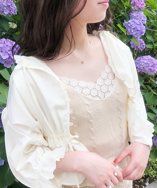 apres jour（アプレジュール）の「apres jour × RiLi コラボブラウス【RiLi.tokyo】【ZOZOTOWN限定アイテム】（シャツ/ブラウス・レディース・オフホワイト/ライトベージュ・フリー）」の5枚目の写真