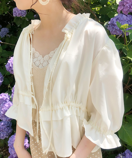 apres jour（アプレジュール）の「apres jour × RiLi コラボブラウス【RiLi.tokyo】【ZOZOTOWN限定アイテム】（シャツ/ブラウス・レディース・オフホワイト/ライトベージュ・フリー）」の10枚目の写真