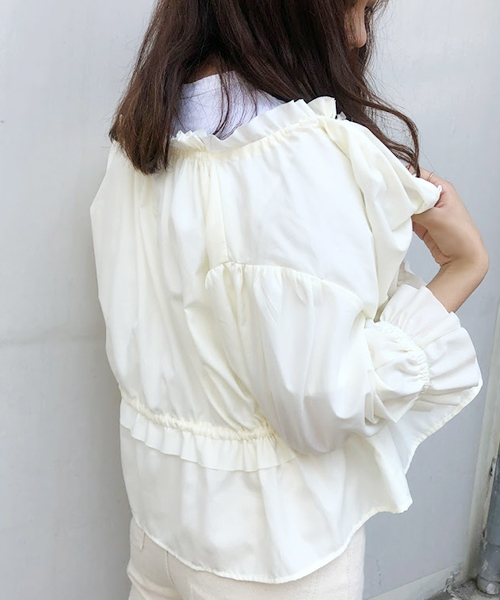 apres jour（アプレジュール）の「apres jour × RiLi コラボブラウス【RiLi.tokyo】【ZOZOTOWN限定アイテム】（シャツ/ブラウス・レディース・オフホワイト/ライトベージュ・フリー）」の21枚目の写真