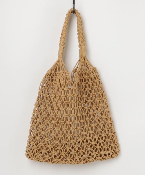 ottilie（オティーリエ）の「編みこみバッグ（かごバッグ・レディース・ホワイト/ブラウン/ブラック・FREE）」の12枚目の写真