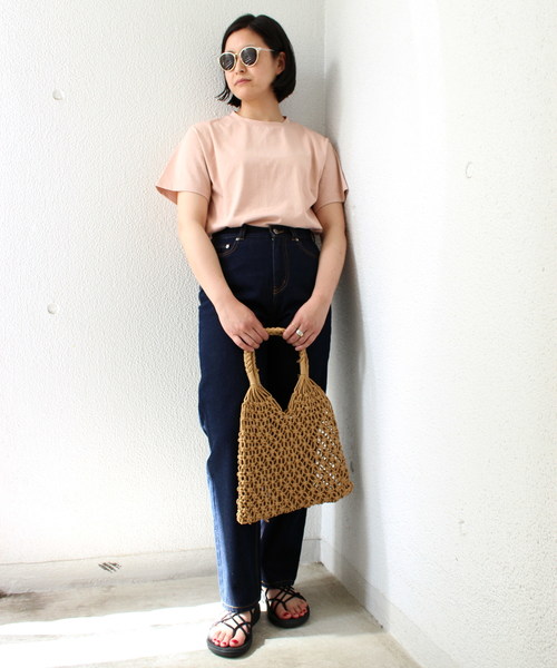 ottilie（オティーリエ）の「編みこみバッグ（かごバッグ・レディース・ホワイト/ブラウン/ブラック・FREE）」の10枚目の写真