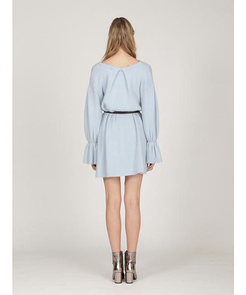 Snidel ファーライクベルティッドニットワンピース Wear