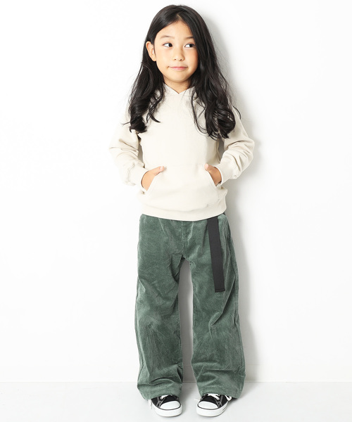 devirock（デビロック）の「コーデュロイワイドパンツ ロングパンツ（その他パンツ・キッズ・ネイビー/ブラウン/ピンク/ミント/チャコール・110cm/120cm/130cm/140cm/150cm/160cm/100cm）」の8枚目の写真