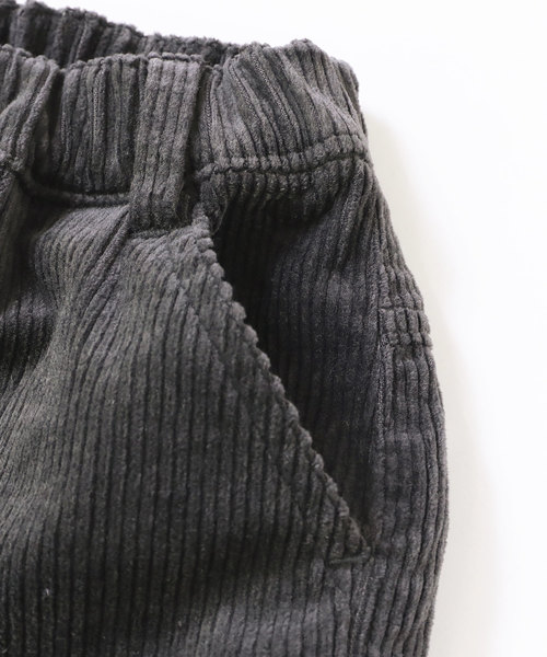 devirock（デビロック）の「コーデュロイワイドパンツ ロングパンツ（その他パンツ・キッズ・ネイビー/ブラウン/ピンク/ミント/チャコール・110cm/120cm/130cm/140cm/150cm/160cm/100cm）」の14枚目の写真