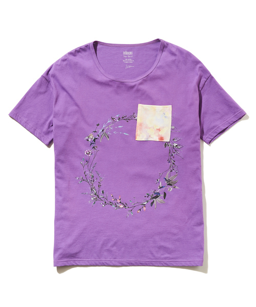 rehacer(レアセル)の「rehacer : Flower Circle Made in Japan / フラワー サークル Tシャツ メイドインジャパン(Tシャツ/カットソー・メンズ・ホワイト/パープル/グレー・SMALL/MEDIUM/LARGE/X-LARGE/XX-LARGE/X-SMALL)」の3枚目の写真