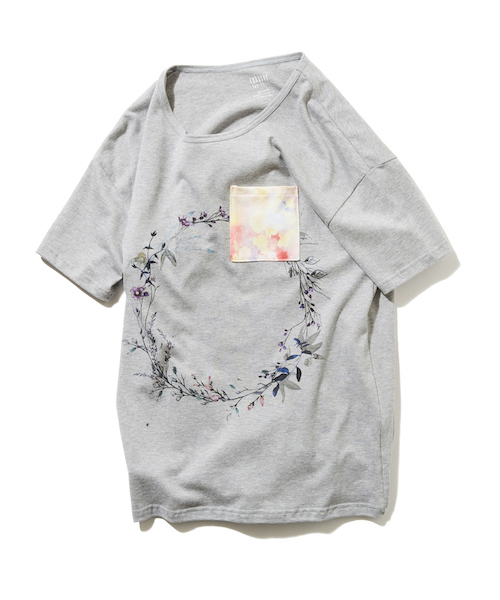 rehacer(レアセル)の「rehacer : Flower Circle Made in Japan / フラワー サークル Tシャツ メイドインジャパン(Tシャツ/カットソー・メンズ・ホワイト/パープル/グレー・SMALL/MEDIUM/LARGE/X-LARGE/XX-LARGE/X-SMALL)」の1枚目の写真