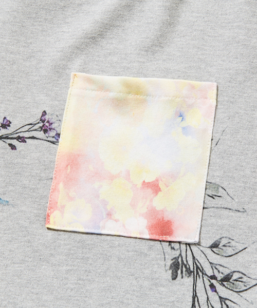 rehacer(レアセル)の「rehacer : Flower Circle Made in Japan / フラワー サークル Tシャツ メイドインジャパン(Tシャツ/カットソー・メンズ・ホワイト/パープル/グレー・SMALL/MEDIUM/LARGE/X-LARGE/XX-LARGE/X-SMALL)」の7枚目の写真