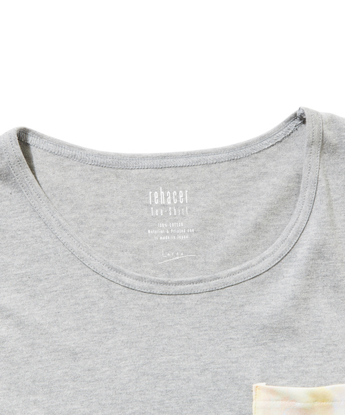 rehacer(レアセル)の「rehacer : Flower Circle Made in Japan / フラワー サークル Tシャツ メイドインジャパン(Tシャツ/カットソー・メンズ・ホワイト/パープル/グレー・SMALL/MEDIUM/LARGE/X-LARGE/XX-LARGE/X-SMALL)」の6枚目の写真