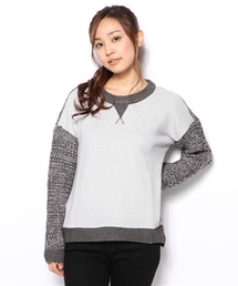 B:MING by BEAMS | ビーミング by ビームス / 裏毛コンビプルオーバー(ニット/セーター)