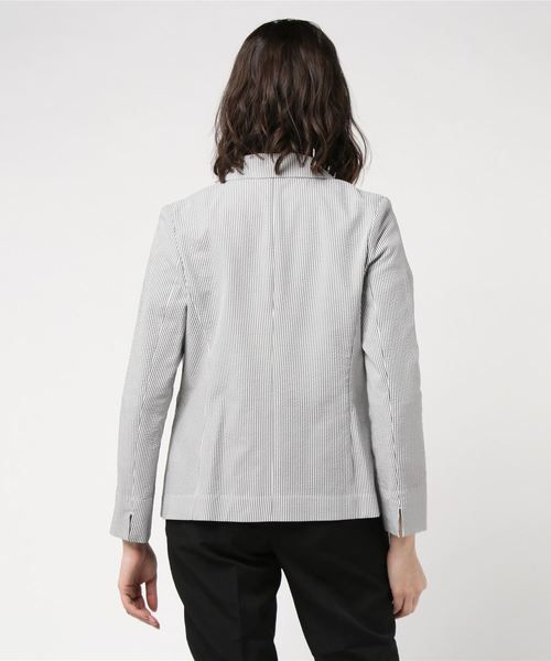 A/C DESIGN BY ALPHA CUBIC（エーシーデザインバイアルファキュービック）の「◇カタログ掲載◇【セットアップ対応】160gテーラージャケット（テーラードジャケット・レディース・ブラック/ネイビー・11号/13号/9号）」の11枚目の写真