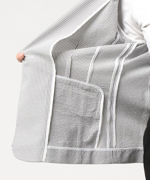 A/C DESIGN BY ALPHA CUBIC（エーシーデザインバイアルファキュービック）の「◇カタログ掲載◇【セットアップ対応】160gテーラージャケット（テーラードジャケット・レディース・ブラック/ネイビー・11号/13号/9号）」の14枚目の写真