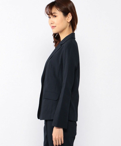 A/C DESIGN BY ALPHA CUBIC（エーシーデザインバイアルファキュービック）の「◇カタログ掲載◇【セットアップ対応】160gテーラージャケット（テーラードジャケット・レディース・ブラック/ネイビー・11号/13号/9号）」の20枚目の写真