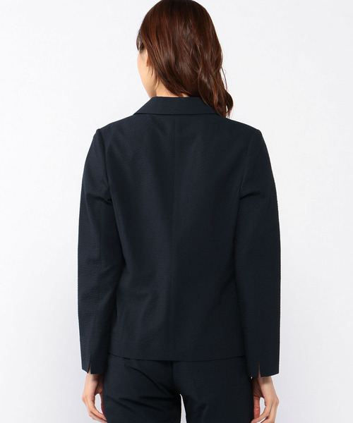 A/C DESIGN BY ALPHA CUBIC（エーシーデザインバイアルファキュービック）の「◇カタログ掲載◇【セットアップ対応】160gテーラージャケット（テーラードジャケット・レディース・ブラック/ネイビー・11号/13号/9号）」の8枚目の写真