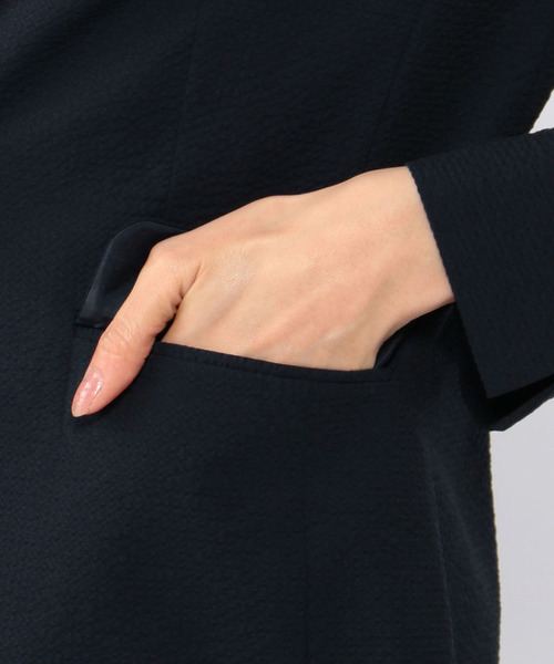 A/C DESIGN BY ALPHA CUBIC（エーシーデザインバイアルファキュービック）の「◇カタログ掲載◇【セットアップ対応】160gテーラージャケット（テーラードジャケット・レディース・ブラック/ネイビー・11号/13号/9号）」の3枚目の写真