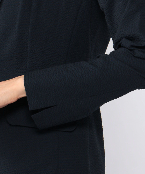 A/C DESIGN BY ALPHA CUBIC（エーシーデザインバイアルファキュービック）の「◇カタログ掲載◇【セットアップ対応】160gテーラージャケット（テーラードジャケット・レディース・ブラック/ネイビー・11号/13号/9号）」の18枚目の写真