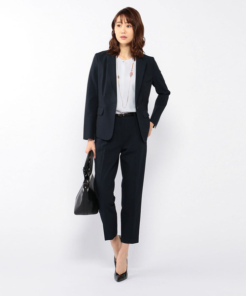 A/C DESIGN BY ALPHA CUBIC（エーシーデザインバイアルファキュービック）の「◇カタログ掲載◇【セットアップ対応】160gテーラージャケット（テーラードジャケット・レディース・ブラック/ネイビー・11号/13号/9号）」の21枚目の写真