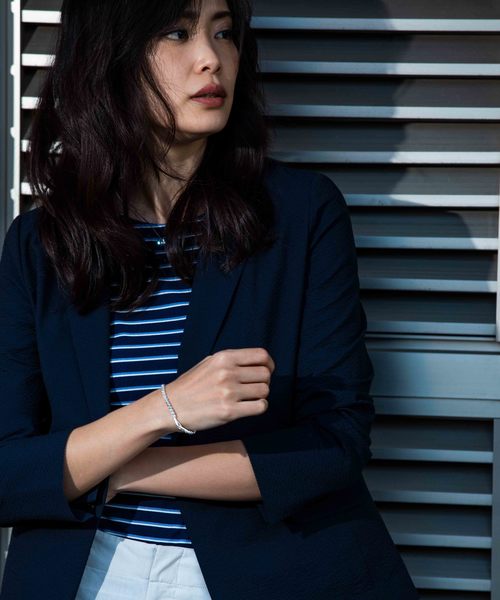 A/C DESIGN BY ALPHA CUBIC（エーシーデザインバイアルファキュービック）の「◇カタログ掲載◇【セットアップ対応】160gテーラージャケット（テーラードジャケット・レディース・ブラック/ネイビー・11号/13号/9号）」の19枚目の写真