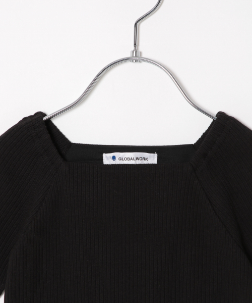 GLOBAL WORK（グローバルワーク）の「【キッズ】スクエアネックリブＴ半袖/830109（Tシャツ/カットソー・キッズ・ホワイト/ブラック/レッド/その他1/ブラウン・SMALL/MEDIUM/LARGE/X-LARGE/XX-LARGE）」の11枚目の写真