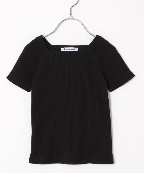 GLOBAL WORK（グローバルワーク）の「【キッズ】スクエアネックリブＴ半袖/830109（Tシャツ/カットソー・キッズ・ホワイト/ブラック/レッド/その他1/ブラウン・SMALL/MEDIUM/LARGE/X-LARGE/XX-LARGE）」の22枚目の写真
