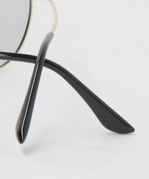 green label relaxing（グリーンレーベルリラクシング）の「FFC メタルフレームカラーレンズ ファッション用グラス（サングラス・レディース・ブラック・FREE）」の5枚目の写真