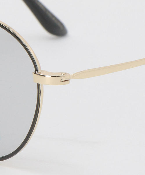 green label relaxing（グリーンレーベルリラクシング）の「FFC メタルフレームカラーレンズ ファッション用グラス（サングラス・レディース・ブラック・FREE）」の6枚目の写真