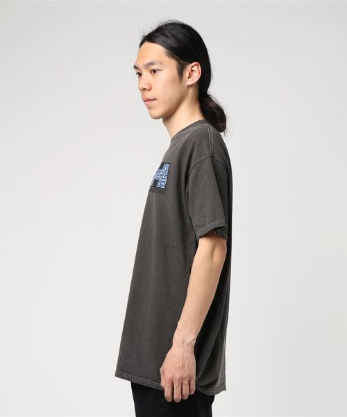 SONTAKU（ソンタク）の「HINSON/ヒンソン FAT LOGO TEE（Tシャツ/カットソー・メンズ・アイボリー/スミクロ・MEDIUM/LARGE）」の3枚目の写真