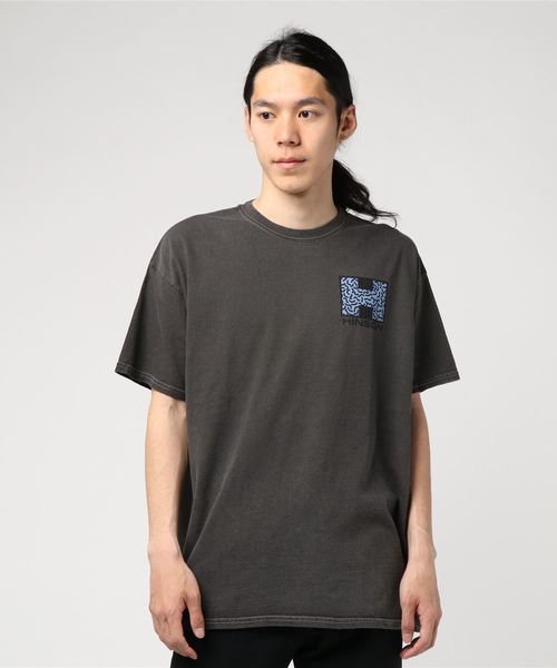SONTAKU（ソンタク）の「HINSON/ヒンソン FAT LOGO TEE（Tシャツ/カットソー・メンズ・アイボリー/スミクロ・MEDIUM/LARGE）」の7枚目の写真