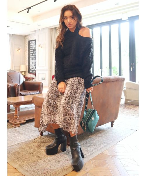 EVRIS（エヴリス）の「ダブルZIPベロアライクショルダーBAG（ショルダーバッグ・レディース・ブラック/パープル/グリーン・FREE）」の9枚目の写真