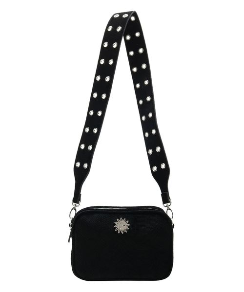 EVRIS（エヴリス）の「ダブルZIPベロアライクショルダーBAG（ショルダーバッグ・レディース・ブラック/パープル/グリーン・FREE）」の16枚目の写真