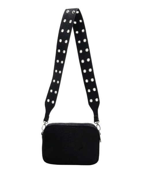 EVRIS（エヴリス）の「ダブルZIPベロアライクショルダーBAG（ショルダーバッグ・レディース・ブラック/パープル/グリーン・FREE）」の18枚目の写真