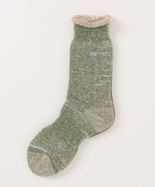 GOHEMP（ゴーヘンプ）の「【AnonymousIsm】 GO HEMP ローゲージパイル/クルー丈ソックス/ゴーヘンプ（ソックス/靴下・メンズ・ブラック/ネイビー/ブラウン/ベージュ/グレー/マスタード/グリーン/ネイビー系/オレンジ/パープル/杢グレー/ピンク/ブルー系その他/オリーブ/サックスブルー/オフホワイト/インディゴブルー/ミント/ダークブラウン・WOMENS/25cm～27cm/23cm～25cm）」の11枚目の写真