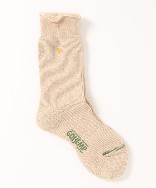 GOHEMP（ゴーヘンプ）の「【AnonymousIsm】 GO HEMP ローゲージパイル/クルー丈ソックス/ゴーヘンプ（ソックス/靴下・メンズ・ブラック/ネイビー/ブラウン/ベージュ/グレー/マスタード/グリーン/ネイビー系/オレンジ/パープル/杢グレー/ピンク/ブルー系その他/オリーブ/サックスブルー/オフホワイト/インディゴブルー/ミント/ダークブラウン・WOMENS/25cm～27cm/23cm～25cm）」の20枚目の写真