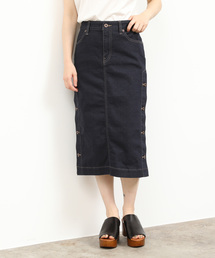 SALON adam et rope'（サロン アダム エ ロペ）の「【g.】stretch skirt（デニムスカート・レディース）」