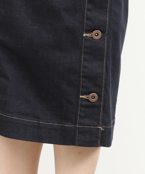 SALON adam et rope'（サロン アダム エ ロペ）の「【g.】stretch skirt（デニムスカート・レディース・ネイビー・S/M）」の6枚目の写真