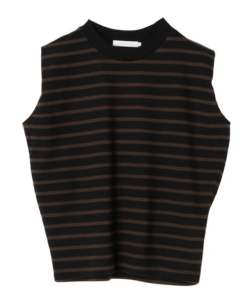 AMERICAN HOLIC(アメリカンホリック)の「スクエアカットノースリーブプルオーバー(Tシャツ/カットソー・レディース・ブラック/ホワイト系その他/グレー系その他/その他7/ブラック系その他4・L/M)」の10枚目の写真