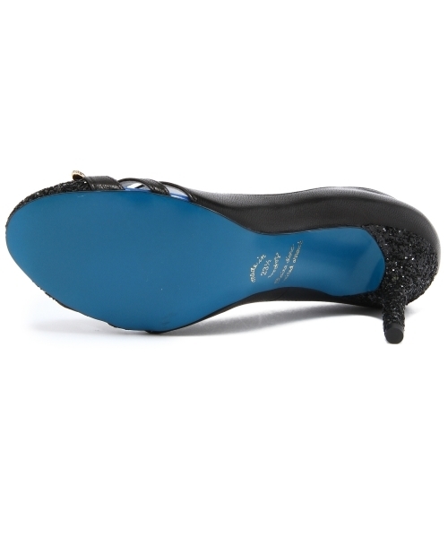 PEPITA D'ORO（ペピータドロ）の「ペピータ ドロ/P クロスBIJ PS90☆ パンプス▼ ◆（パンプス・レディース・ブラック/ライトグレー/シャーベット・23cm/22.5cm/23.5cm/24.5cm/22cm/24cm）」の4枚目の写真