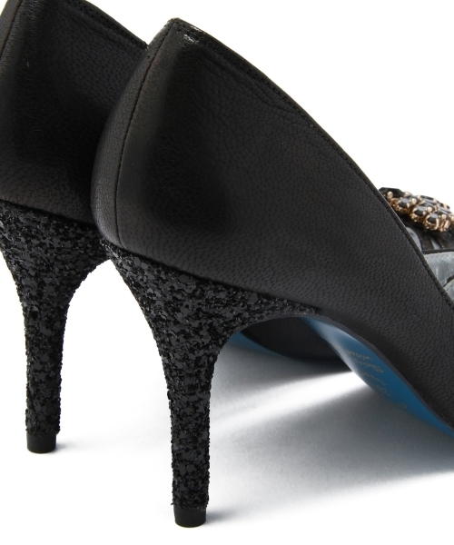 PEPITA D'ORO（ペピータドロ）の「ペピータ ドロ/P クロスBIJ PS90☆ パンプス▼ ◆（パンプス・レディース・ブラック/ライトグレー/シャーベット・23cm/22.5cm/23.5cm/24.5cm/22cm/24cm）」の9枚目の写真