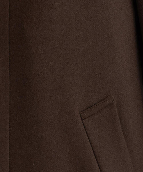 green label relaxing(グリーンレーベルリラクシング)の「NM S100 ダブルクロススタンドコート #(その他アウター・メンズ・ネイビー/その他1/ダークブラウン・M/XXL/S/XS/L/XL)」の5枚目の写真