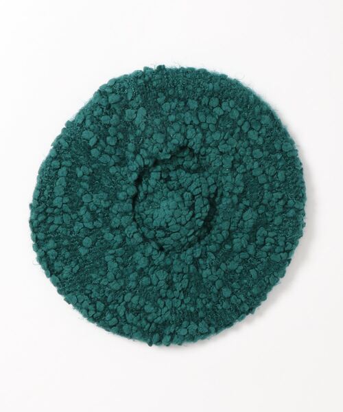 la poche biscuit（ラポシェビスキュイ）の「ぽこぽこニット帽（ハンチング/ベレー帽・キッズ・ベージュ/グリーン/ピンク・S/M）」の4枚目の写真