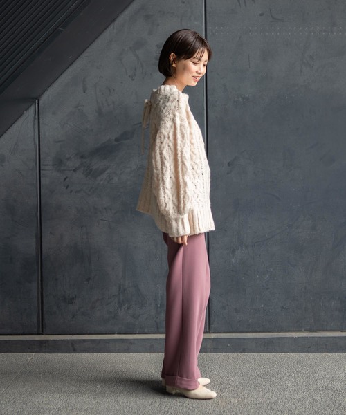 flower（フラワー）の「ムードカラーパンツ（その他パンツ・レディース・ブラウン/ブルー/ピンク・FREE）」の13枚目の写真